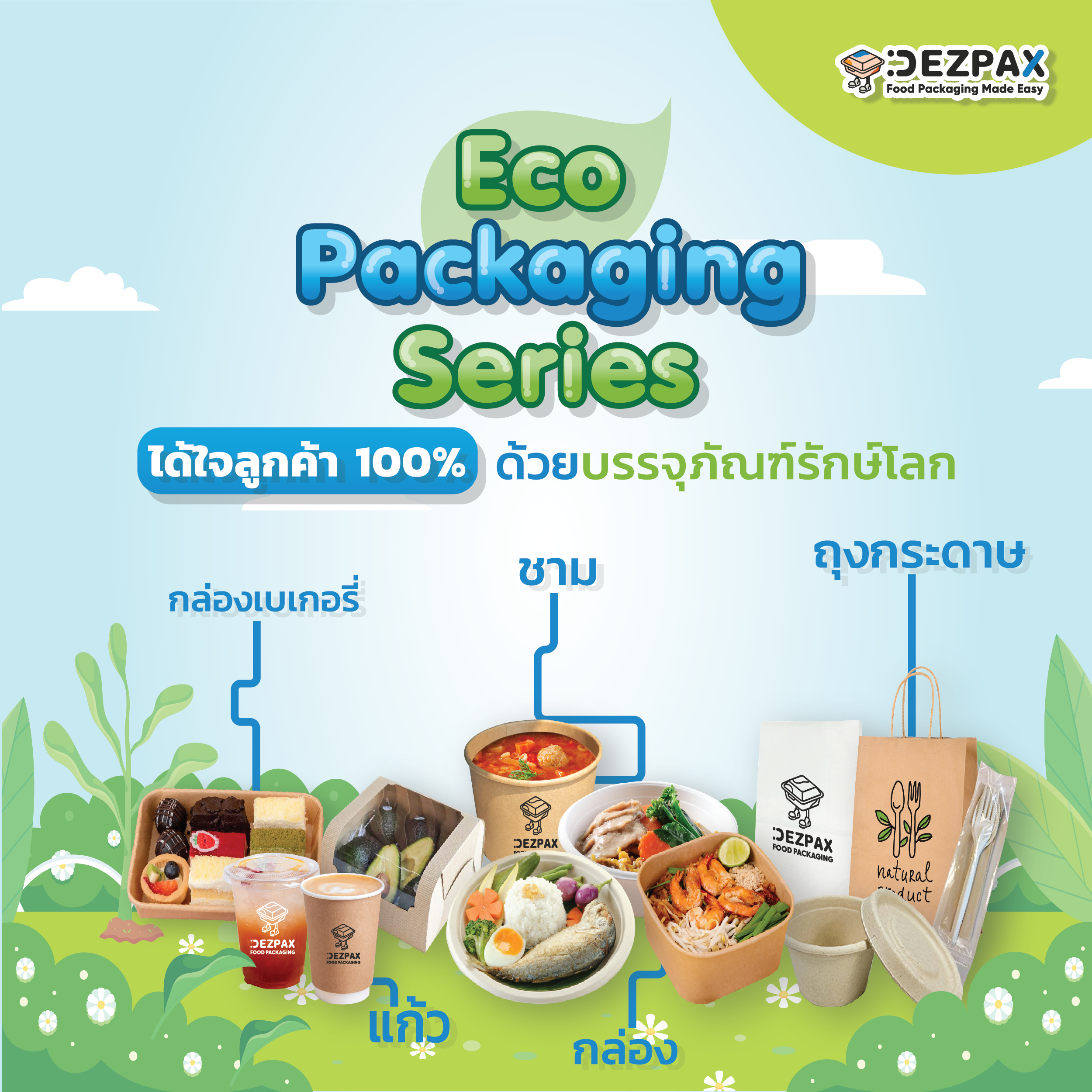 Eco-Packaging : บรรจุภัณฑ์เพื่อสิ่งแวดล้อม 🍱🍀